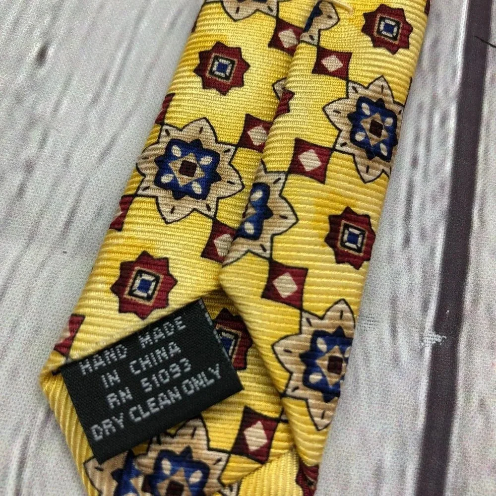 Alan flusser silk Tie preppy business office attire
